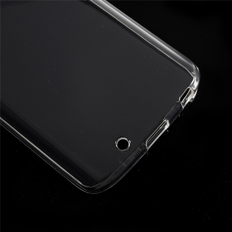For Motorola Moto G6 Clear TPU Case Cover with Non-slip Inner-4