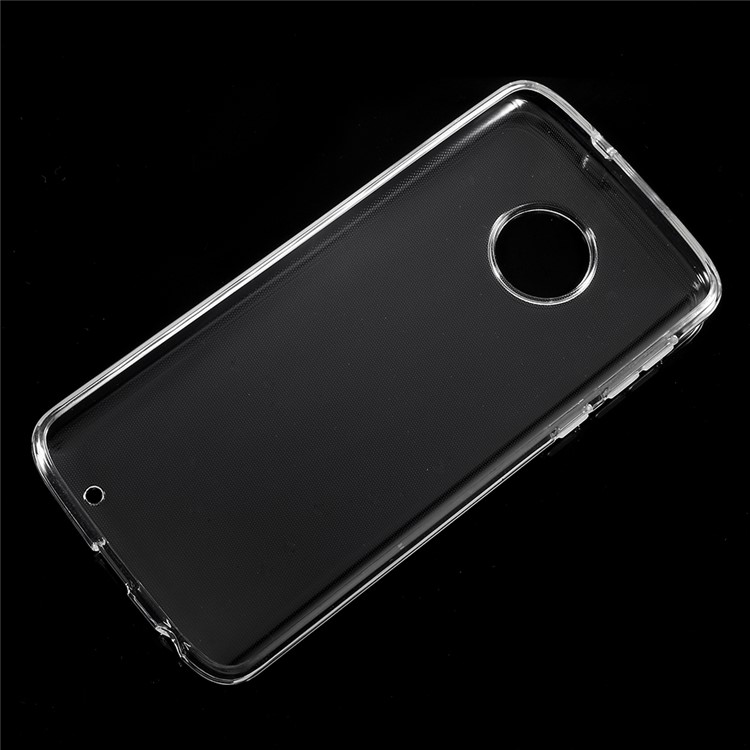 Per Moto G6 Più Trasparente copertura In TPU Con Interno Antiscivolo-2