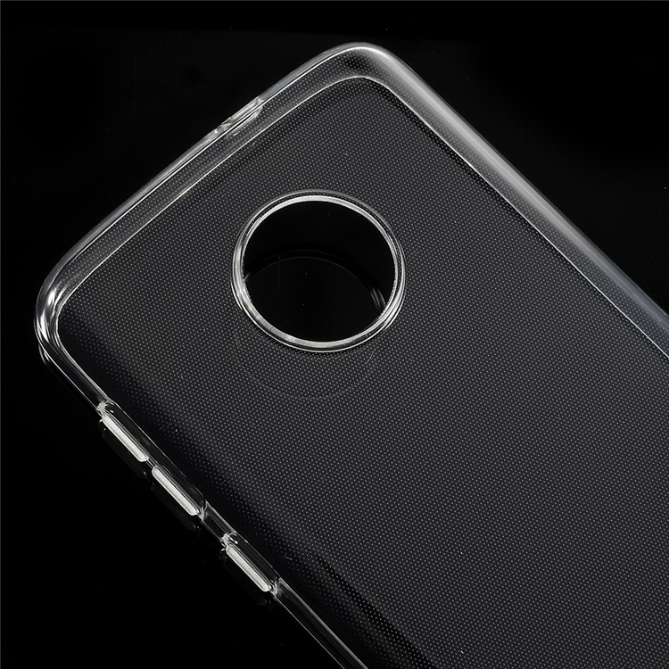 Per Moto G6 Più Trasparente copertura In TPU Con Interno Antiscivolo-3