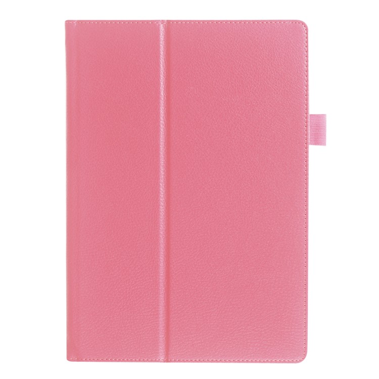 Litchi Skin PU Stand Stand Caso Para Lenovo Tab3 10 TB-X103F - Rosa-2