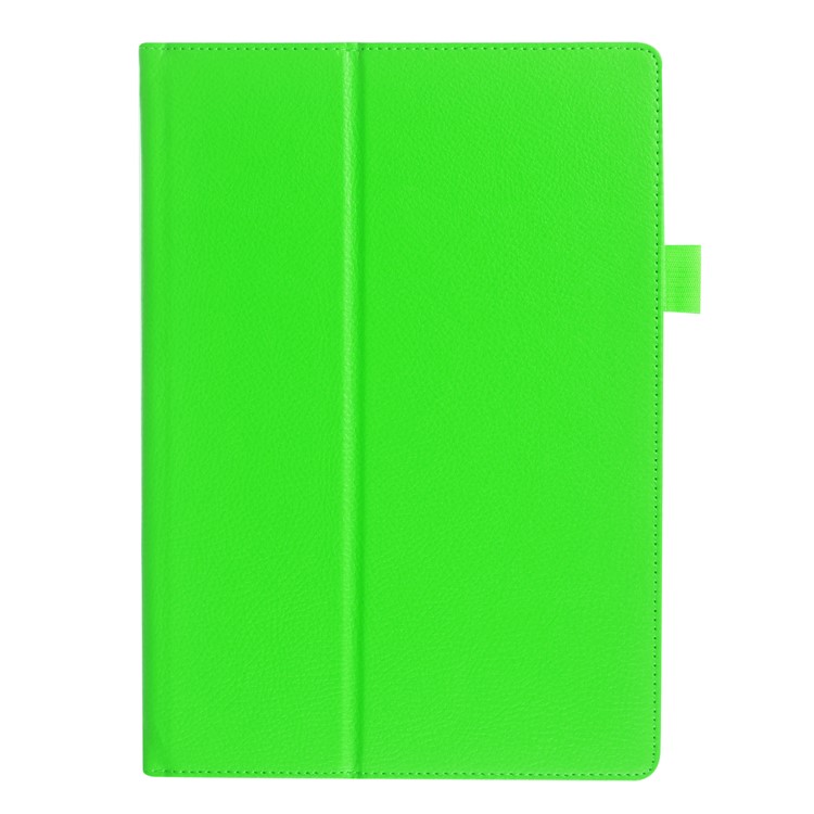 Litchi Skin Leather Protection Case Com Stand Para Lenovo Tab3 10 TB-X103F - Verde