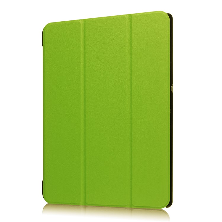 Leather Case Cover with Tri-fold Stand for Lenovo Tab 3 10.1 TB-X103F - Green-4