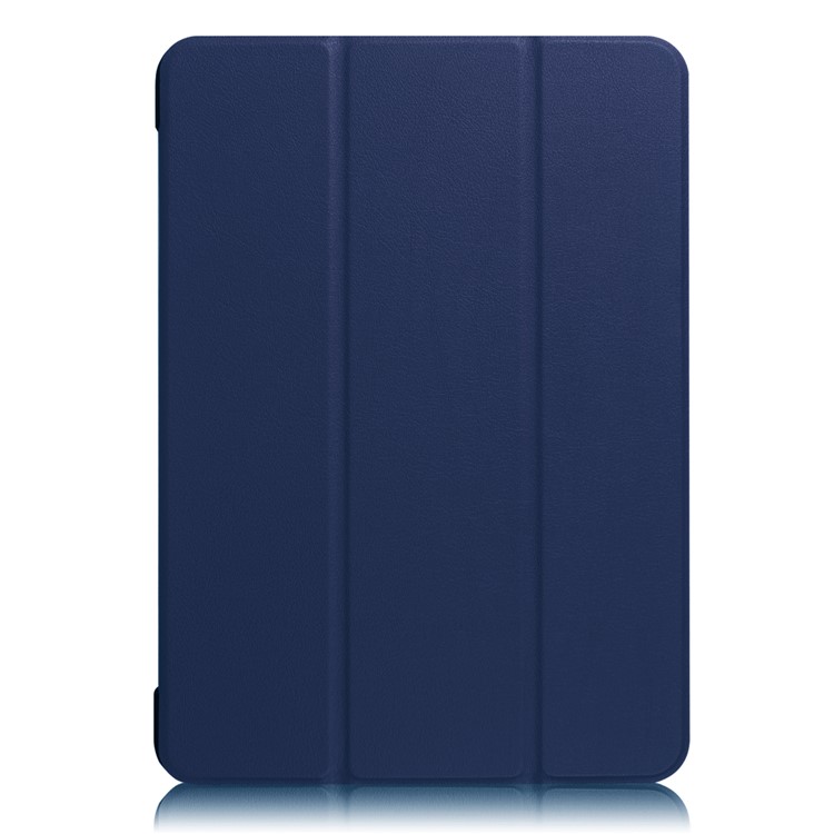 Tri-fold PU Leather Stand Case for Lenovo Tab 3 10.1 TB-X103F - Dark Blue-2