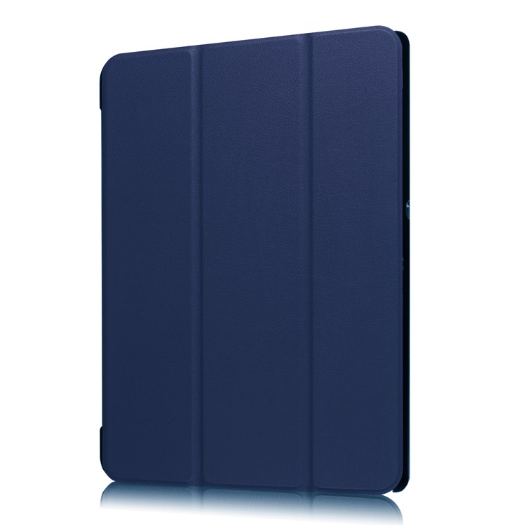 Tri-fold PU Leather Stand Case for Lenovo Tab 3 10.1 TB-X103F - Dark Blue-4