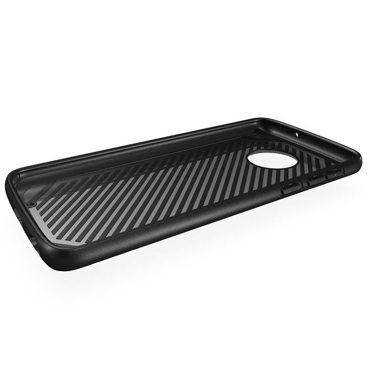 Anti-slip Armor Soft TPU Back Phone Casing for Motorola Moto G6 Plus - Black-5