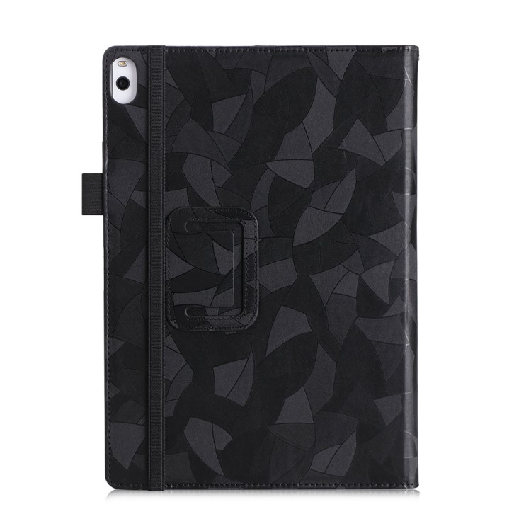 Leaves Pattern Stand Leather Case for Lenovo Tab 4 10 / 4 10 Plus / Moto Tab - Black-3