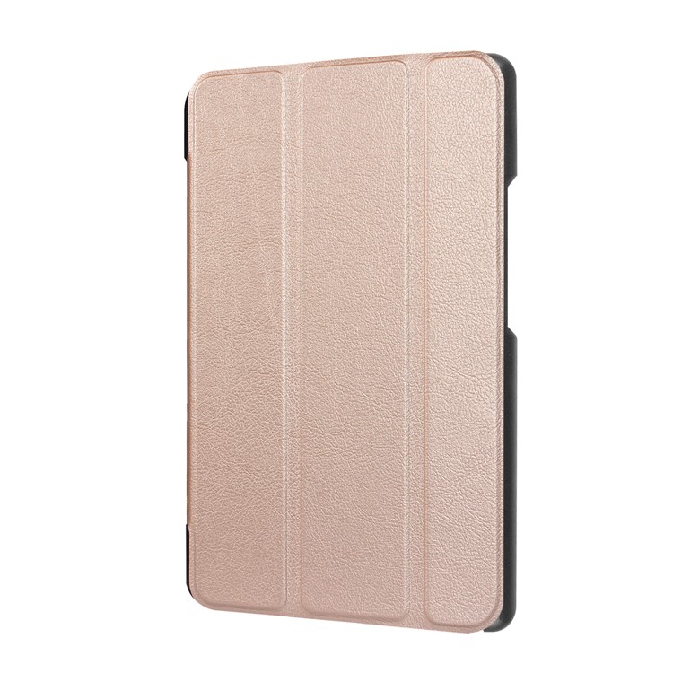 Tri-fold Stand Leather Tablet Shell for Lenovo Tab 4 8 Plus - Rose Gold-4
