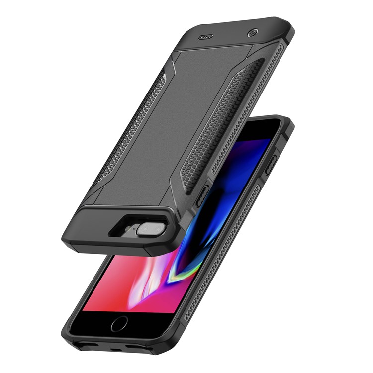 Portable Shockproof Charger Case External Battery Power Bank for iPhone 8 Plus/7 Plus/6 Plus/6s Plus - Black-4