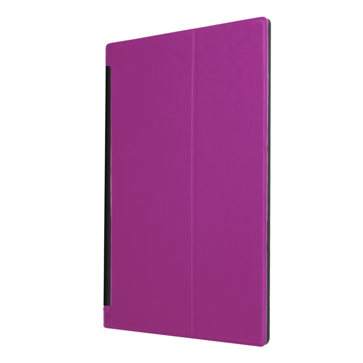 Bi-fold Smart Leather Case for Lenovo Yoga Tablet 3 10-inch - Purple-3