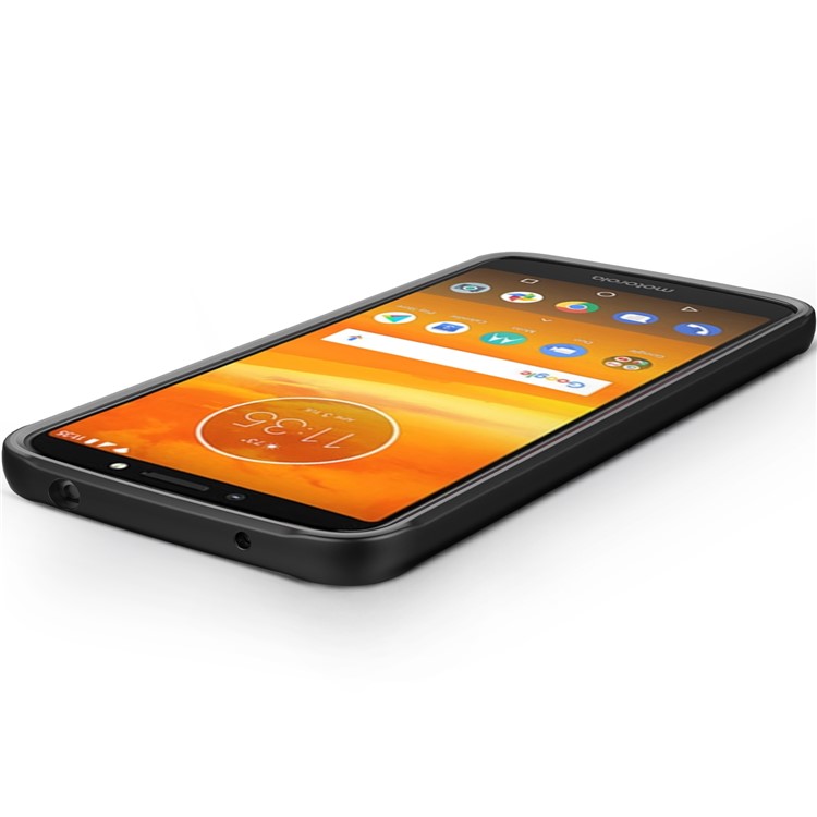 Shock Absorption PC + TPU Hybrid Cell Phone Case for Motorola Moto E5 / Moto G6 Play - Black-6