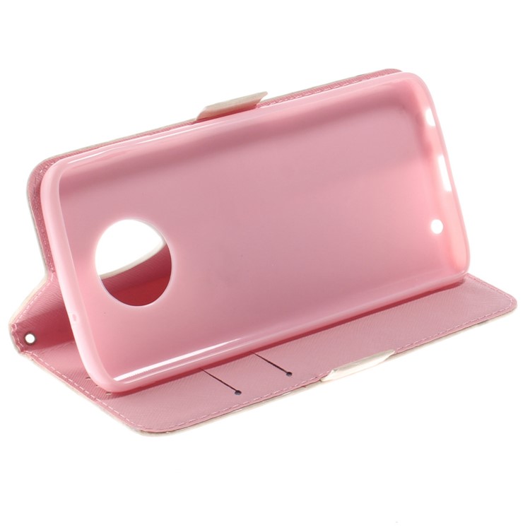 Pattern Printing Leather Wallet Stand Shell Case for Motorola Moto G6 Plus - High Heel Sandal-7