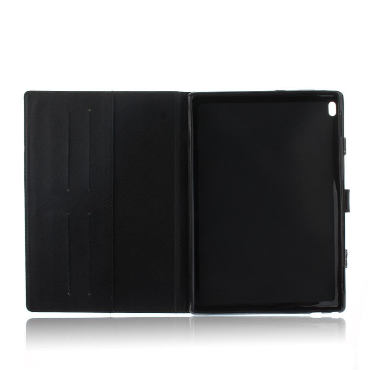 Printing Pattern Stand Leather Wallet Magnetic Protection Cover with Handle for Lenovo Tab 4 10 - Eye-10