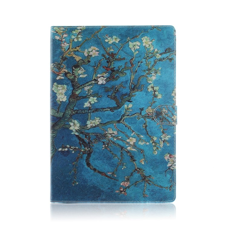 Pattern Printing Smart Leather Wallet Case for Lenovo Tab 4 10 - Wintersweet-2