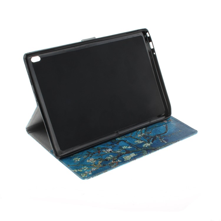 Pattern Printing Smart Leather Wallet Case for Lenovo Tab 4 10 - Wintersweet-6
