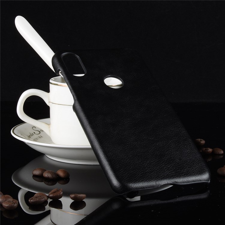 Litchi Texture PU Leather Coated Plastic Mobile Case for Motorola One / P30 Play (China) - Black-5