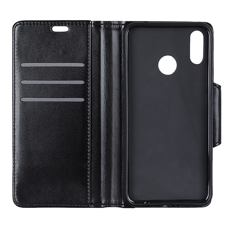 PU Leather Mobile Case for Motorola One / P30 Play (China) / Wallet / Stand / Double-sided Magnetic Strap - Black-3