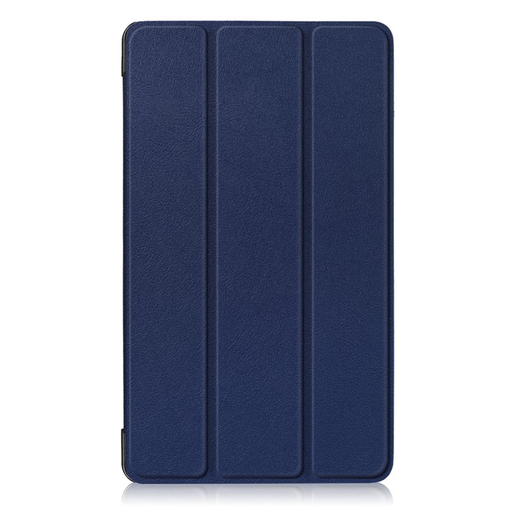 Tri-fold Stand PU Leather Tablet Casing for Lenovo Tab E7 TB-7104F - Dark Blue-2