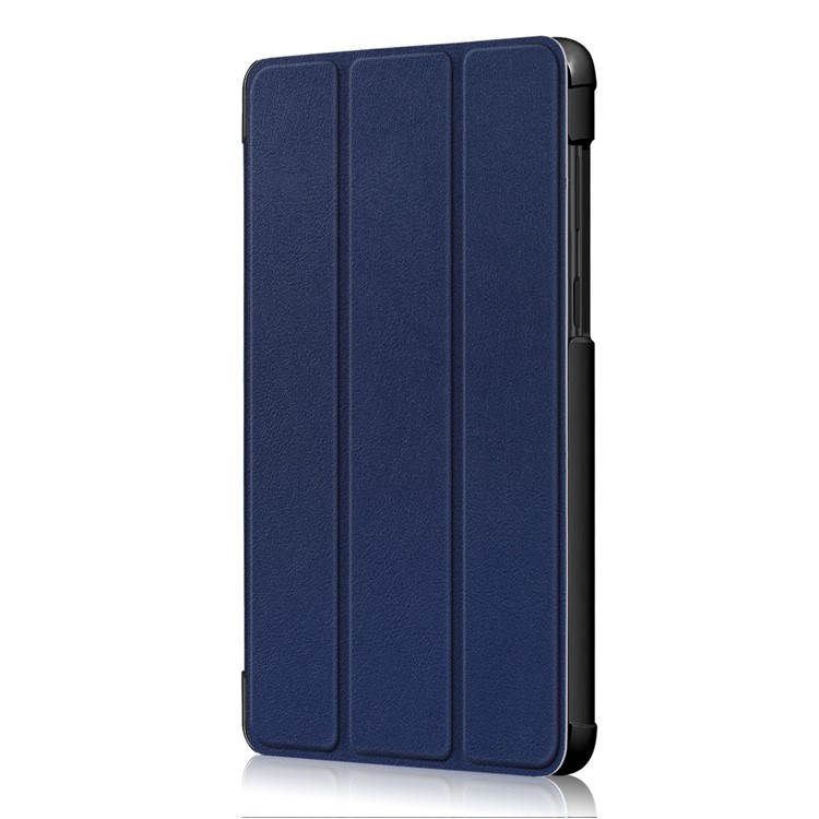 Tri-fold Stand PU Leather Tablet Casing for Lenovo Tab E7 TB-7104F - Dark Blue-4