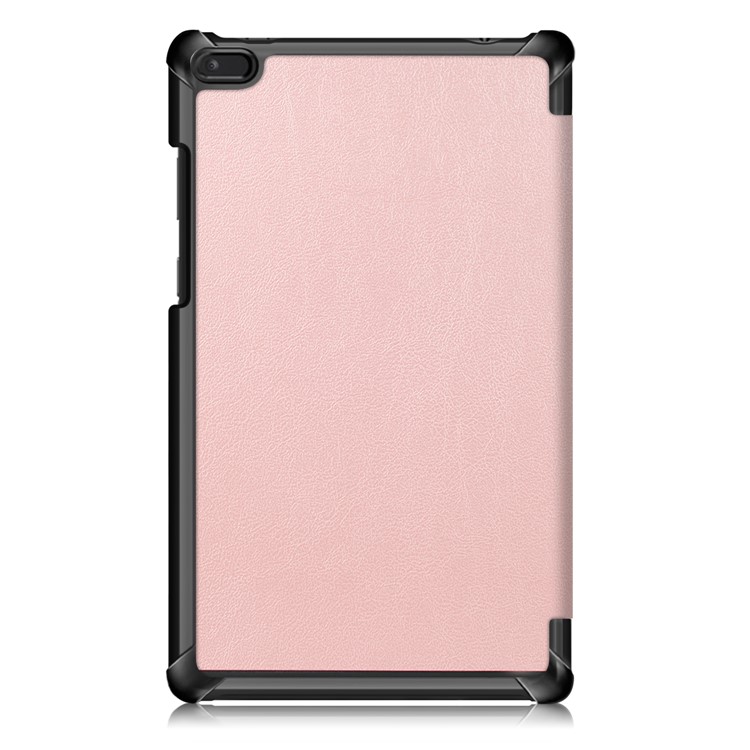 Tri-fold Stand PU Leather Protective Case for Lenovo Tab E8 TB-8304F - Pink-3