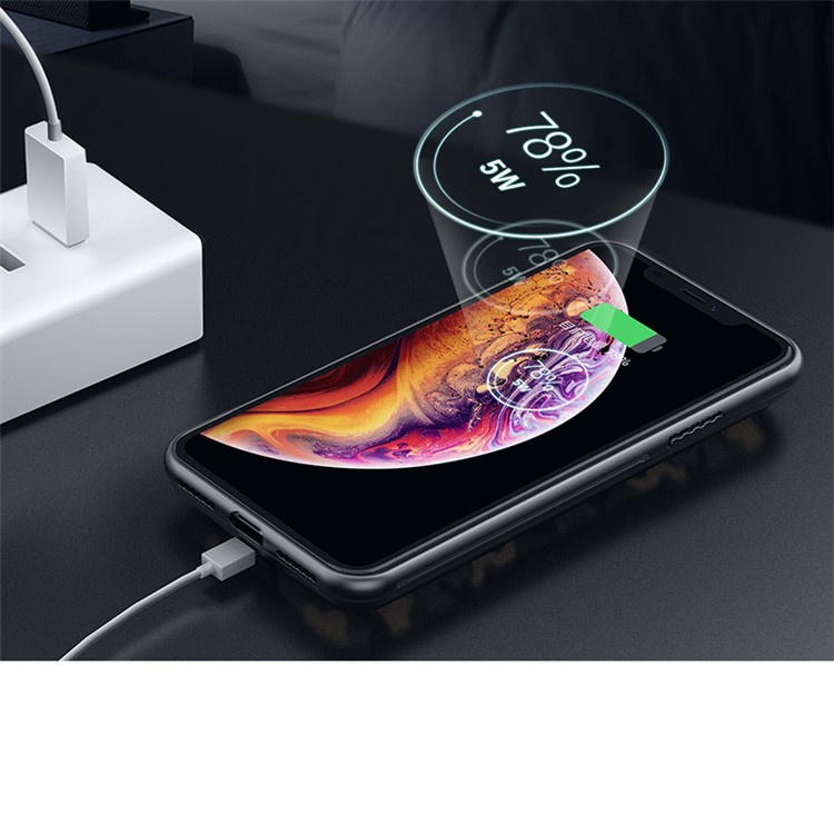 ROCK P53 5000mAh Wireless Charger Power Bank Magnetic Wireless Charging Case for iPhone XS Max - Black-2