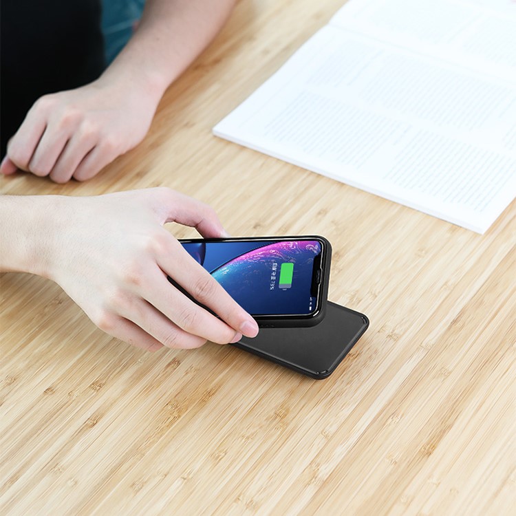 ROCK P67 2 in 1 5000mAh Wireless Charger Pack Magnetic Charger Case for iPhone XR - Camouflage-7