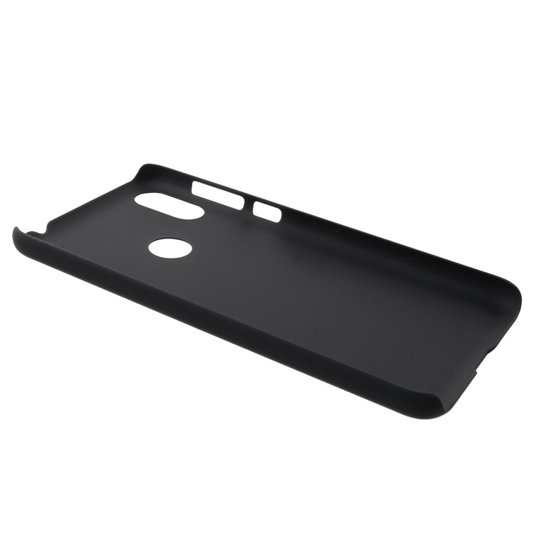 Rubberized PC Hard Cover for Motorola One / P30 Play (China) - Black-5