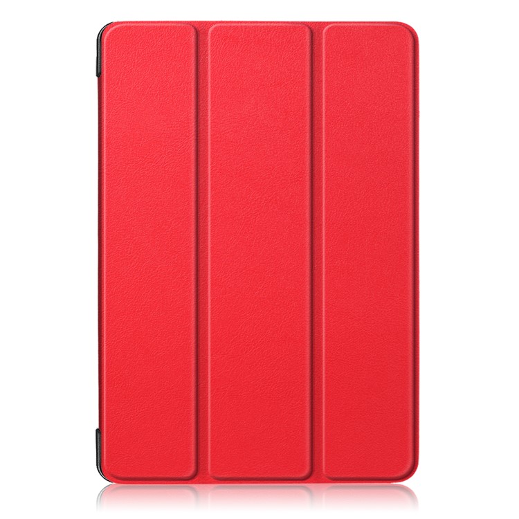 PU Leather Tri-fold Stand Smart Tablet Protection Case for Lenovo Tab P10 TB-X705F - Red-2