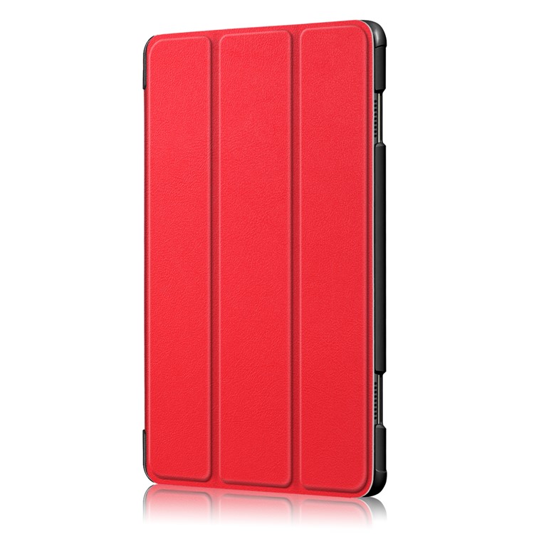 PU Leather Tri-fold Stand Smart Tablet Protection Case for Lenovo Tab P10 TB-X705F - Red-4