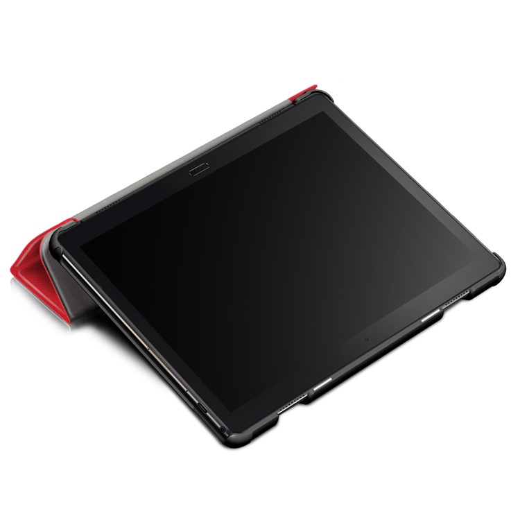 PU Leather Tri-fold Stand Smart Tablet Protection Case for Lenovo Tab P10 TB-X705F - Red-8