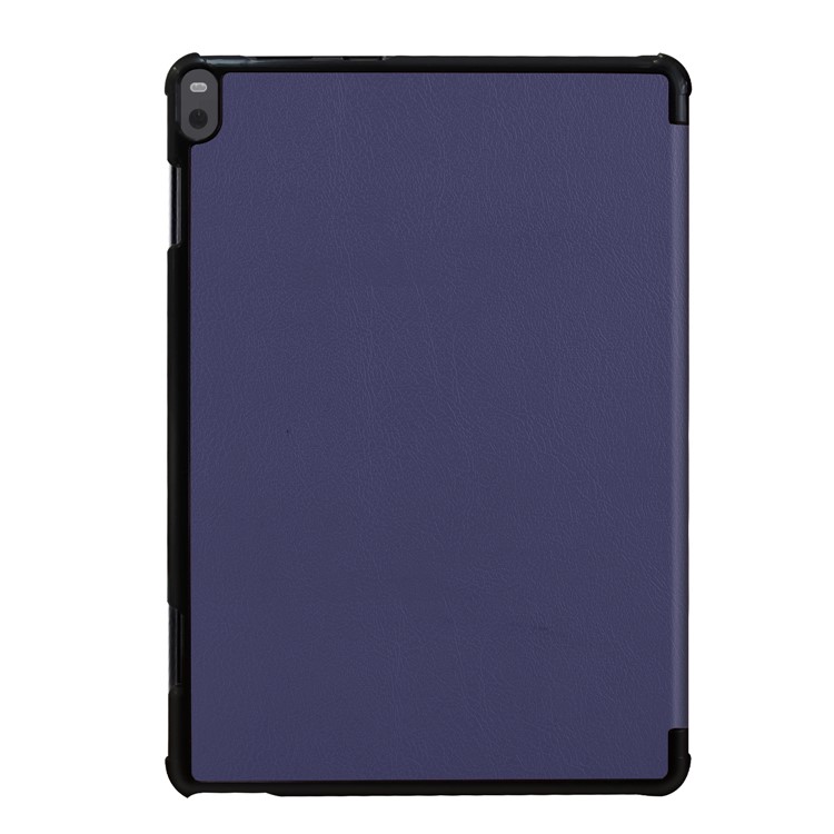 Tri-fold Leather Stand Case Shell for Lenovo Tab P10 10.1-inch - Dark Blue-3