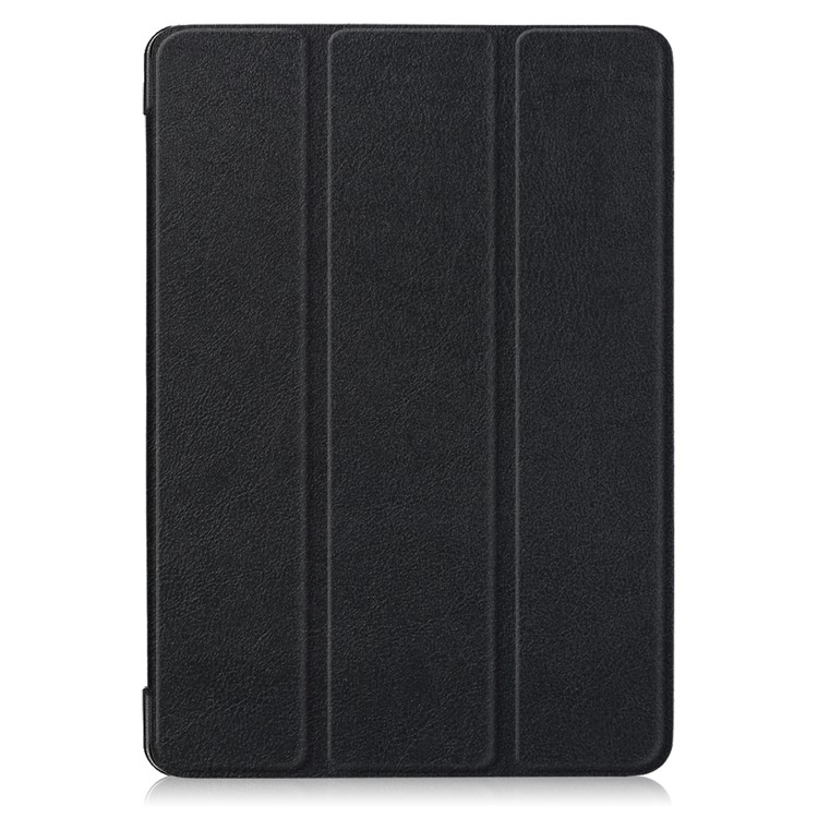 Tri-fold Stand Leather Shockproof Cover for Lenovo Tab E10 TB-X104F - Black-2