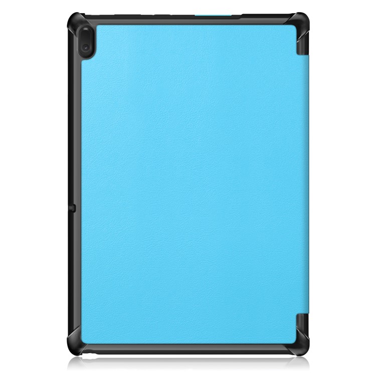 Tri-fold Stand Leather Tablet Cover for Lenovo Tab E10 TB-X104F - Baby Blue-3