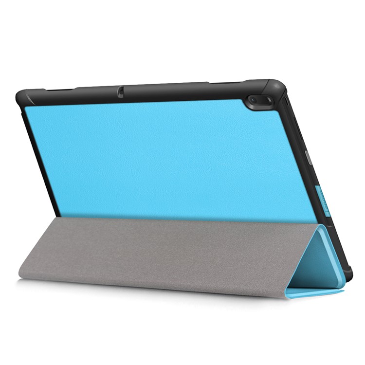 Tri-fold Stand Leather Tablet Cover for Lenovo Tab E10 TB-X104F - Baby Blue-6