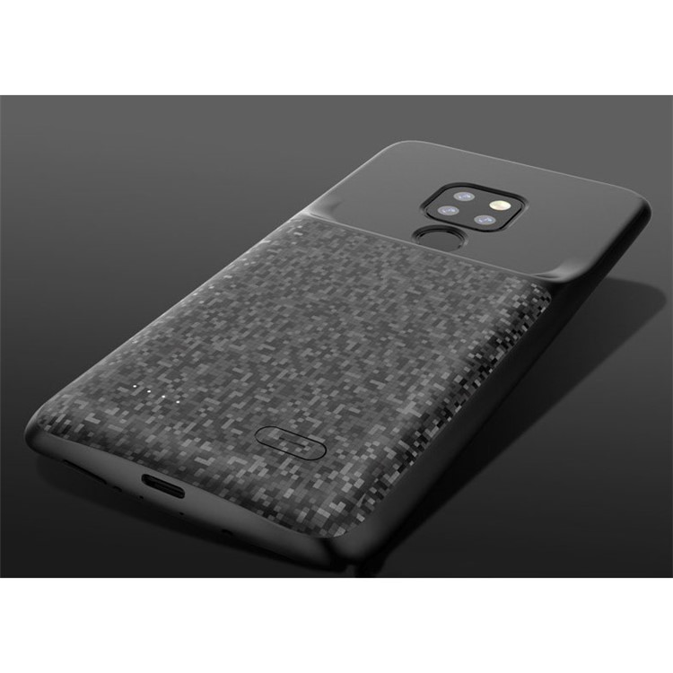 4700mAh Backup Battery Charger Fingerprint Case for Huawei Mate 20 - Black-3