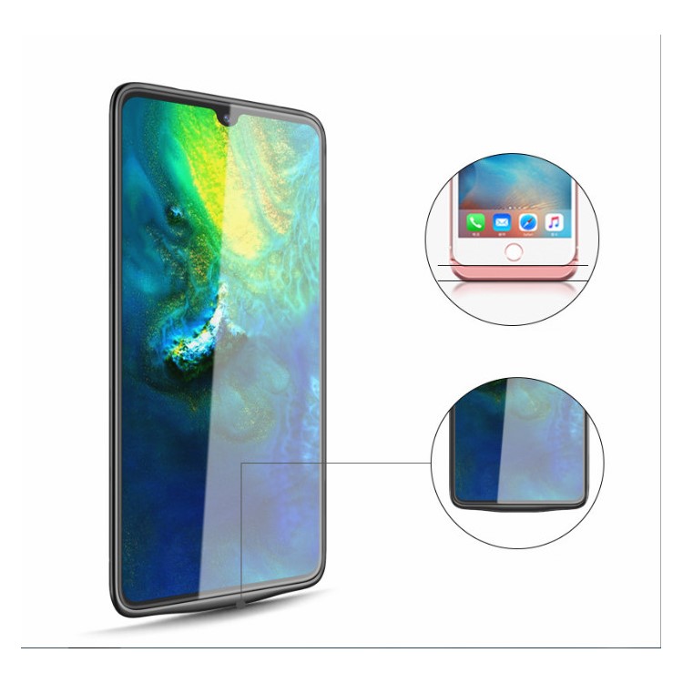 4700mAh Backup Battery Charger Fingerprint Case for Huawei Mate 20 - Black-8