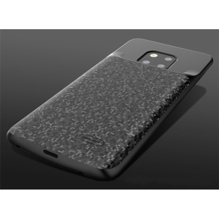 5000mAh Backup Battery Charger Fingerprint Case for Huawei Mate 20 Pro - Black-3