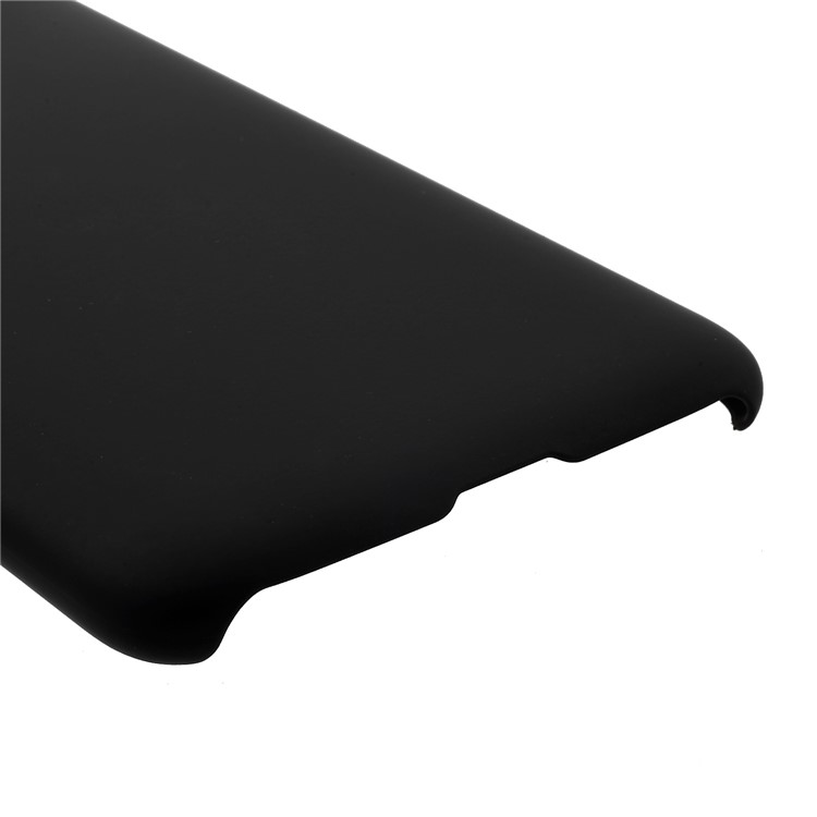 Rubberized Hard Plastic Back Cover for Motorola Moto G7 Power - Black-6