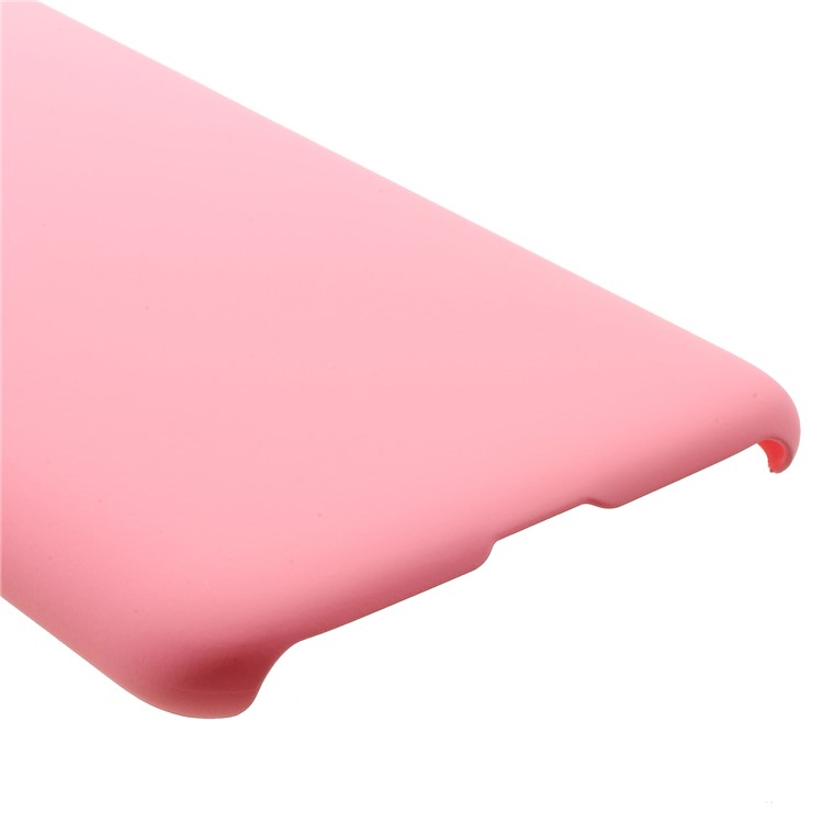 Rubberized Hard Plastic Back Casing for Motorola Moto G7 Power - Pink-5