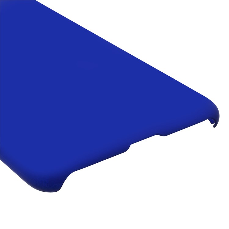 Rubberized Hard PC Back Case for Motorola Moto G7 Power - Dark Blue-5