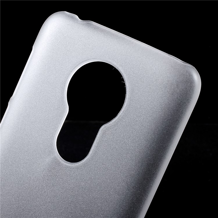 Rubberized Hard Plastic Protective Shell for Motorola Moto G7 Power - Transparent-2