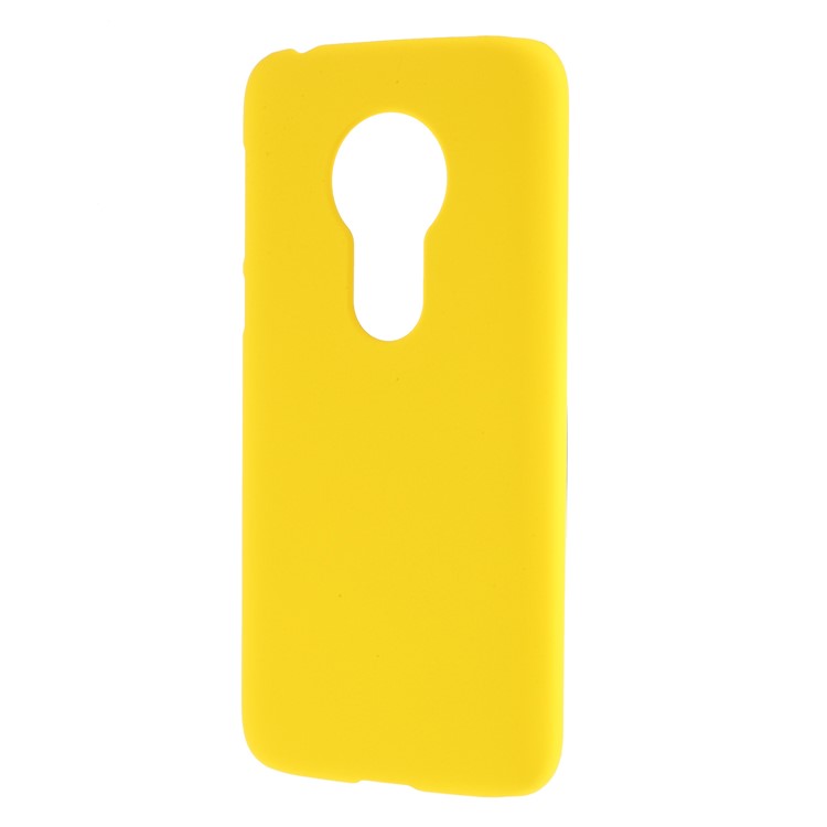 Rubberized Hard Plastic Case Accessory for Motorola Moto G7 Play - Yellow-2