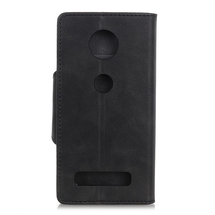 PU Leather Wallet Stand Mobile Case for Motorola Moto Z4 Play - Black-3