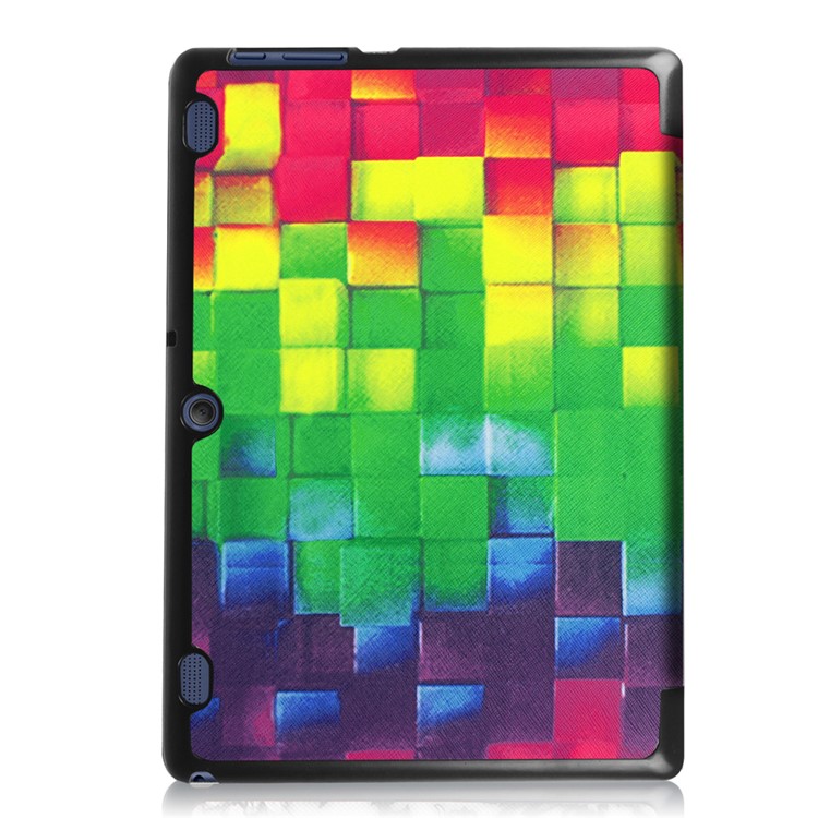Tri-fold Stand Flip Leather Case for Lenovo Tab 2 A10-30 - 3D Effect Figure-3