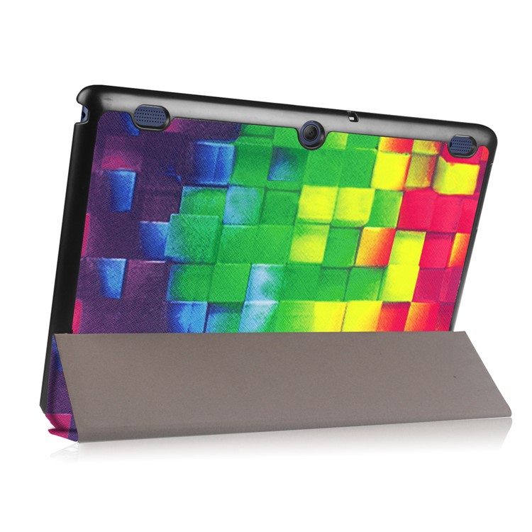 Tri-fold Stand Flip Leather Case for Lenovo Tab 2 A10-30 - 3D Effect Figure-5