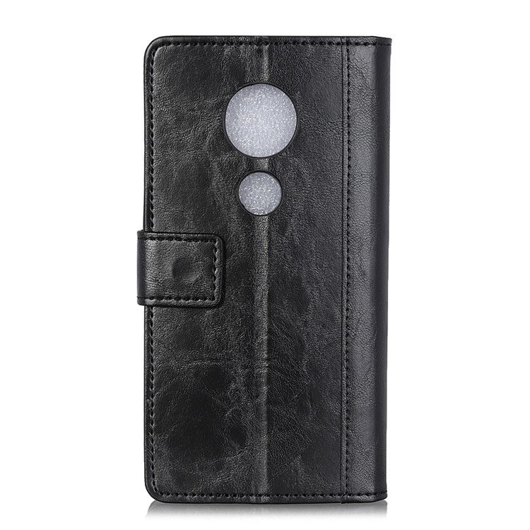Rivet Decorated Leather Wallet Case for Motorola Moto G7 Play - Black-4