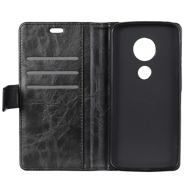 Rivet Decorated Leather Wallet Case for Motorola Moto G7 Play - Black-5