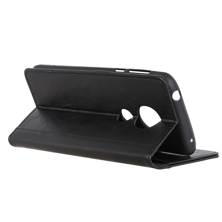 Rivet Decorated Leather Wallet Case for Motorola Moto G7 Play - Black-9