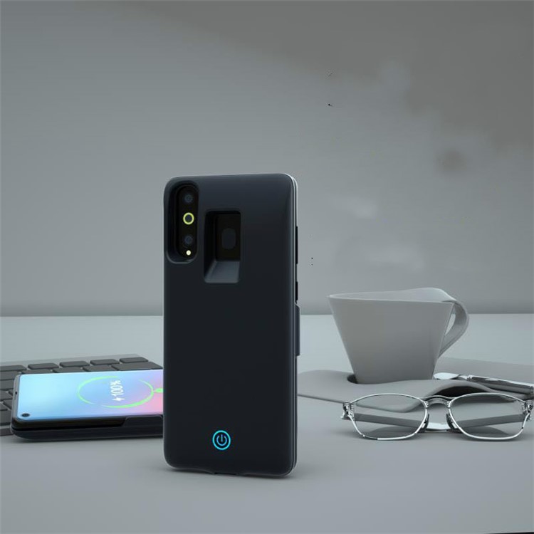 7000mAh Backup Battery Charger Case for Samsung Galaxy A8s - Black-4