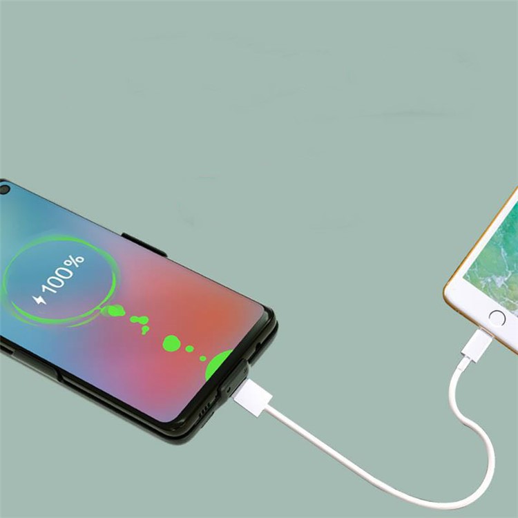 7000mAh Backup Battery Charger Case for Samsung Galaxy A8s - Black-7