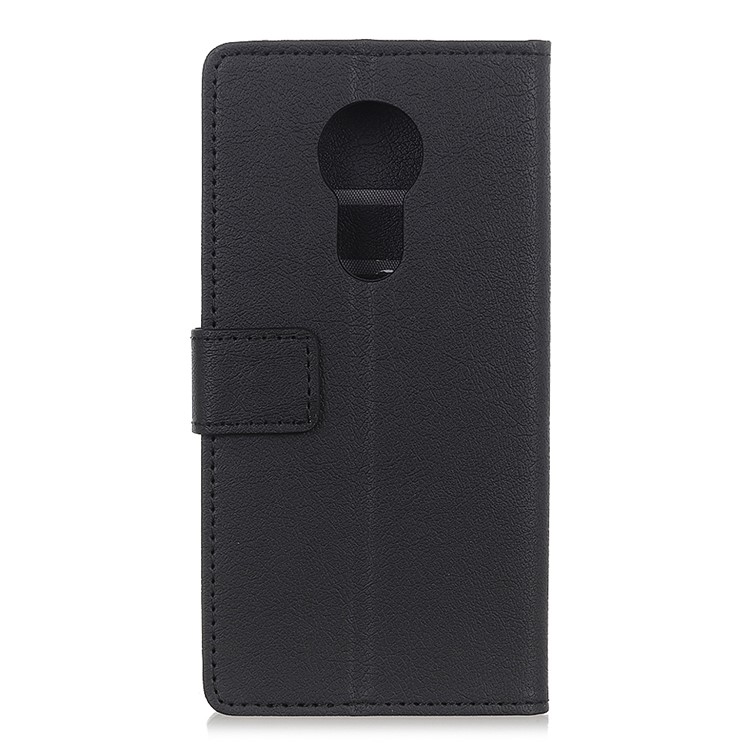 Wallet Stand Leather Protection Case for Motorola Moto G7 Power - Black-2